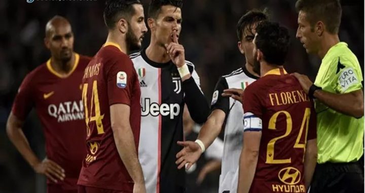 Juventus Takluk dari AS Roma, Cristiano Ronaldo Ejek Pemain Berpostur Pendek
