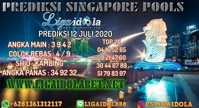 PREDIKSI SINGAPORE POOLS 12 JULI 2020
