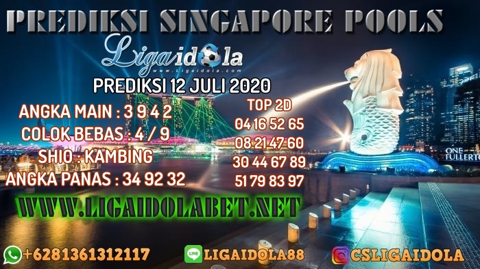 PREDIKSI SINGAPORE POOLS 12 JULI 2020