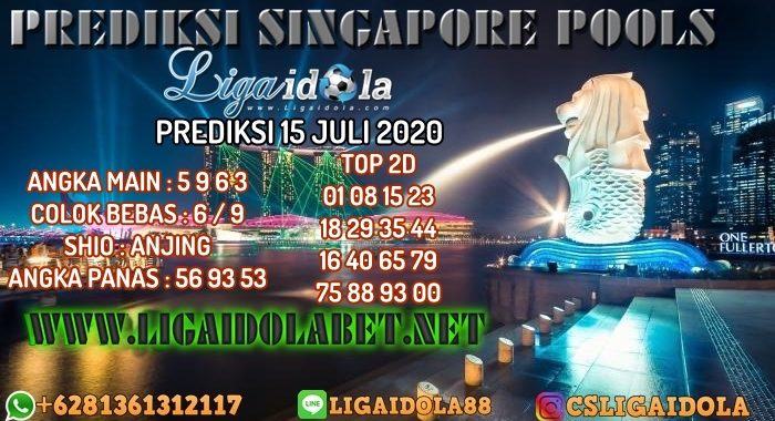 PREDIKSI SINGAPORE POOLS 15 JULI 2020
