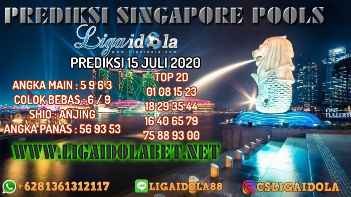 PREDIKSI SINGAPORE POOLS 15 JULI 2020