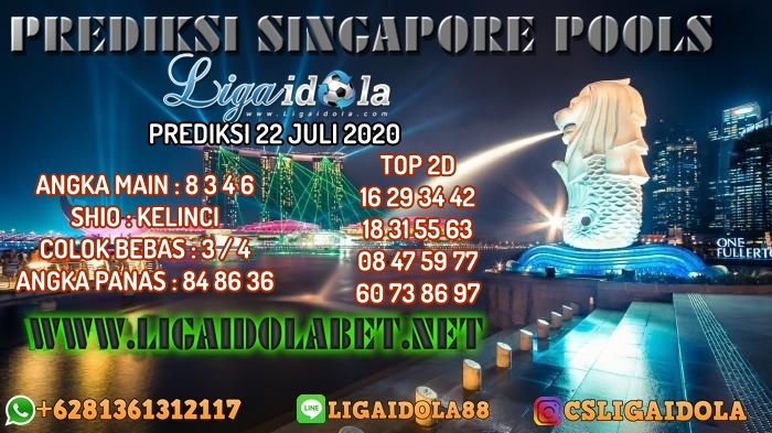 PREDIKSI SINGAPORE POOLS 22 JULI 2020