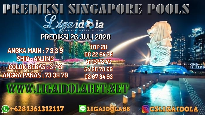 PREDIKSI SINGAPORE POOLS 26 JULI 2020