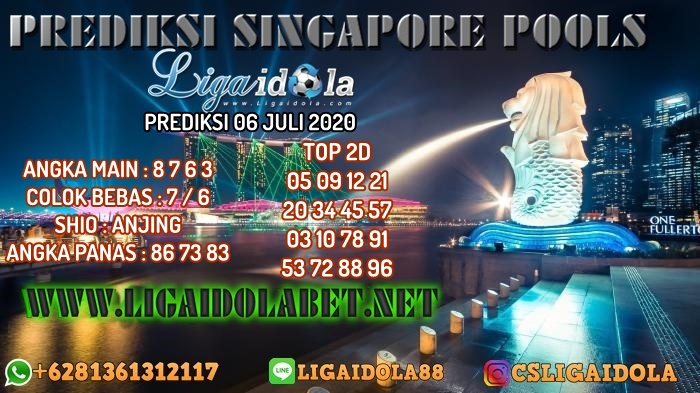 PREDIKSI SINGAPORE POOLS 06 JULI 2020