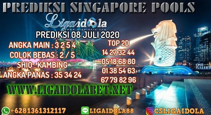 PREDIKSI SINGAPORE POOLS 08 JULI 2020