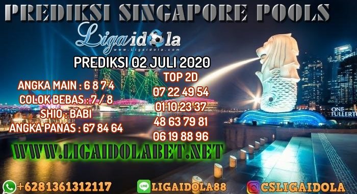 PREDIKSI SINGAPORE POOLS 02 JULI 2020