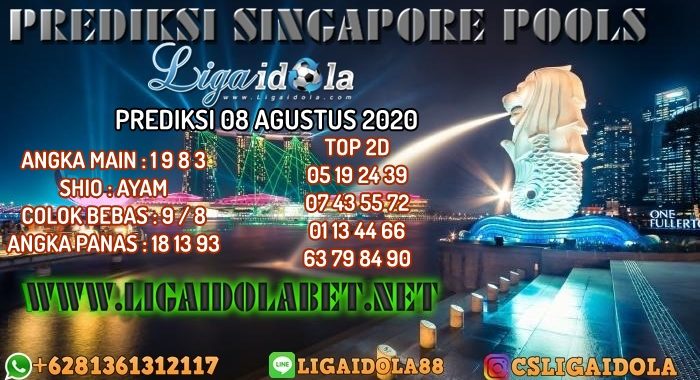 PREDIKSI SINGAPORE POOLS 08 AGUSTUS 2020