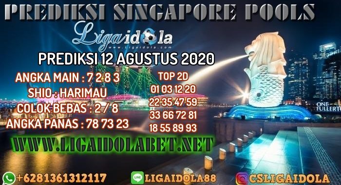 PREDIKSI SINGAPORE POOLS 12 AGUSTUS 2020