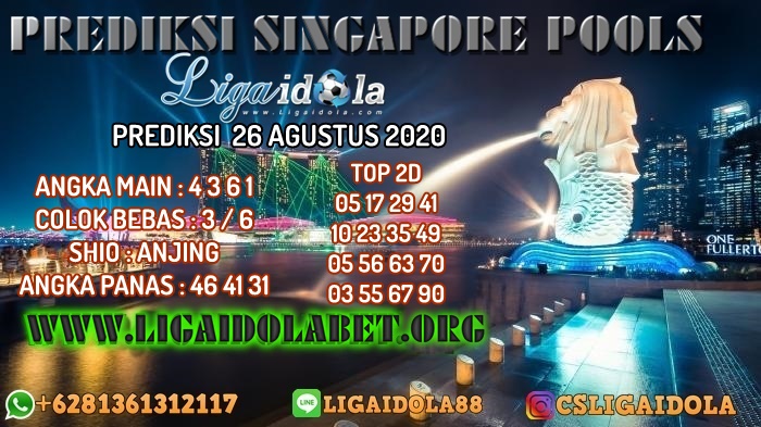 PREDIKSI SINGAPORE POOLS 26 AGUSTUS 2020