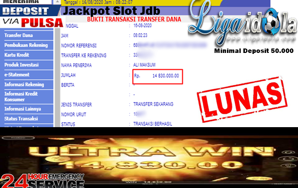 Jackpot Hoki Slot JDB Di LigaIDOLA Minggu 16 Agustus