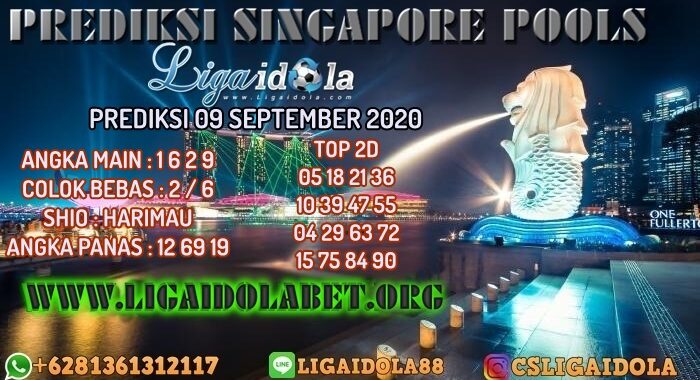 PREDIKSI SINGAPORE POOLS 09 SEPTEMBER 2020