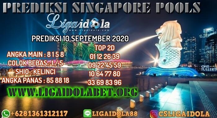 PREDIKSI SINGAPORE POOLS 10 SEPTEMBER 2020