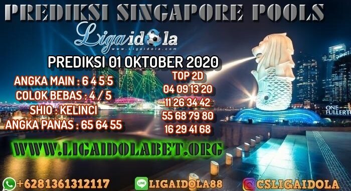 PREDIKSI SINGAPORE POOLS 01 OKTOBER 2020