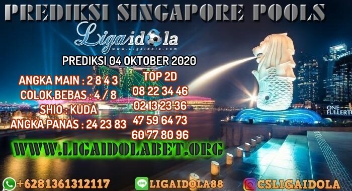 PREDIKSI SINGAPORE POOLS 04 OKTOBER 2020