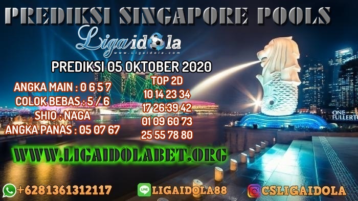 PREDIKSI SINGAPORE POOLS 05 OKTOBER 2020
