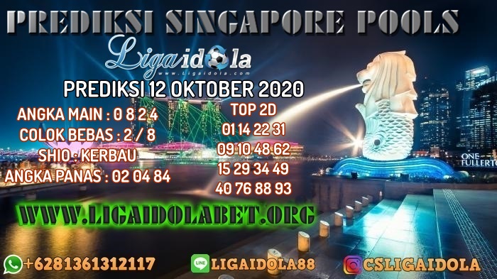 PREDIKSI SINGAPORE POOLS 12 OKTOBER 2020