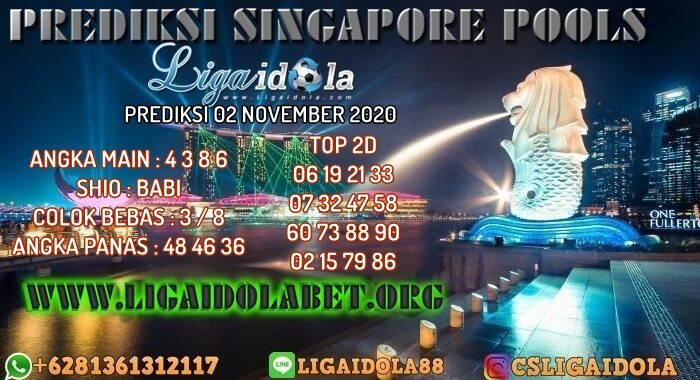PREDIKSI SINGAPORE POOLS 02 NOVEMBER 2020