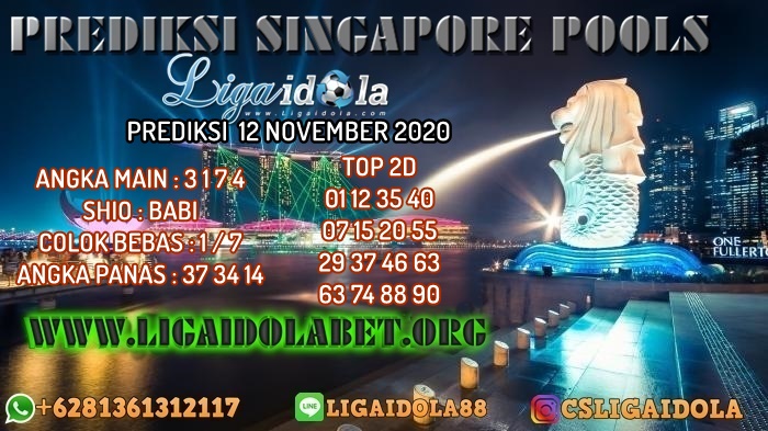 PREDIKSI SINGAPORE POOLS 12 NOVEMBER 2020