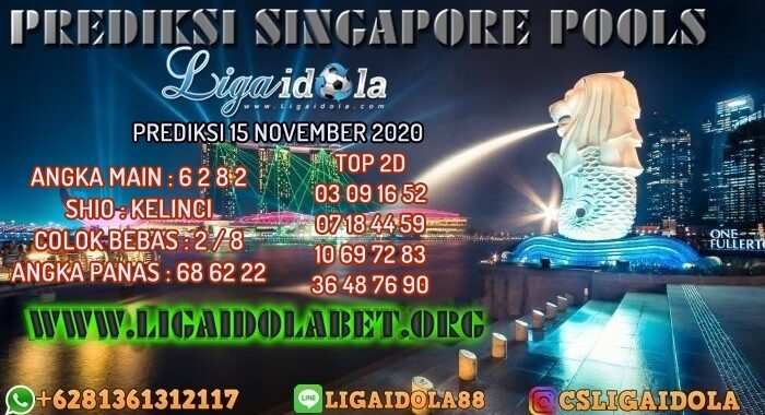 PREDIKSI SINGAPORE POOLS 15 NOVEMBER 2020