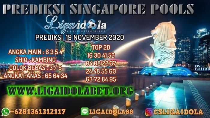 PREDIKSI SINGAPORE POOLS 19 NOVEMBER 2020