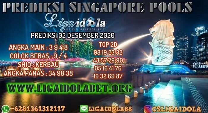 PREDIKSI SINGAPORE POOLS 02 DESEMBER 2020