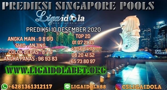 PREDIKSI SINGAPORE POOLS 10 DESEMBER 2020