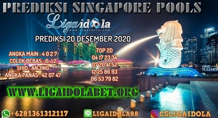 PREDIKSI SINGAPORE POOLS 20 DESEMBER 2020