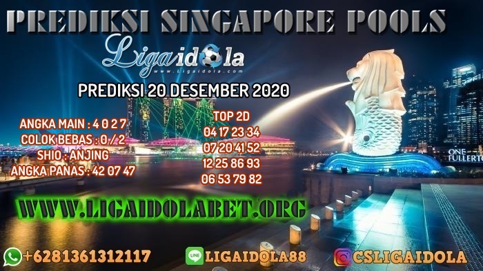 PREDIKSI SINGAPORE POOLS 20 DESEMBER 2020