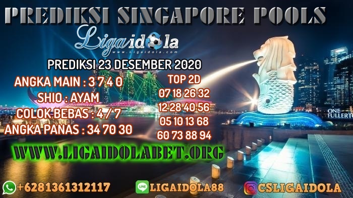 PREDIKSI SINGAPORE POOLS 23 DESEMBER 2020
