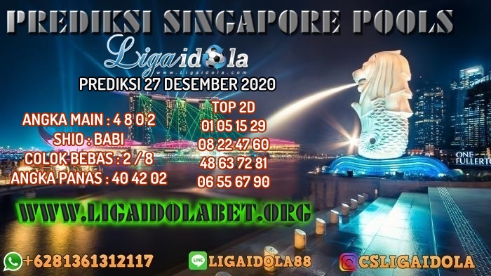 PREDIKSI SINGAPORE POOLS 27 DESEMBER 2020
