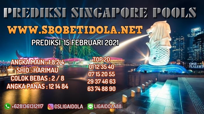 PREDIKSI TOGEL SINGAPORE 15 FEBRUARI 2021