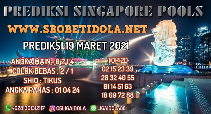 PREDIKSI TOGEL SINGAPORE 19 MARET 2021