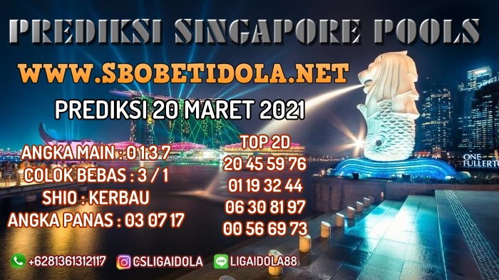 PREDIKSI TOGEL SINGAPORE 20 MARET 2021
