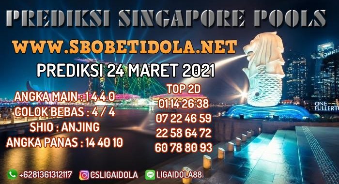 PREDIKSI TOGEL SINGAPORE 24 MARET 2021