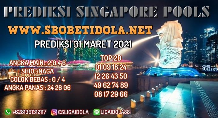 PREDIKSI TOGEL SINGAPORE 31 MARET 2021