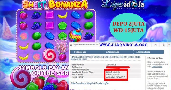 Jackpot Dipermainan Sweet Bonanza Pragmatic Play