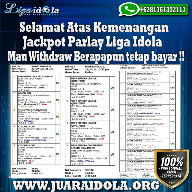 Jackpot Hoki Betting Sportbook Liga Idola