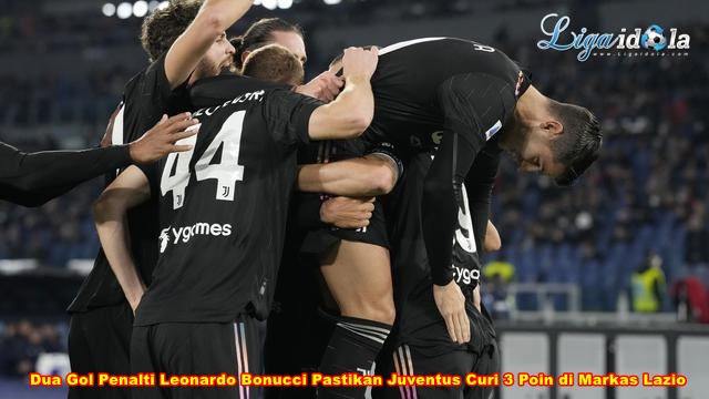 Dua Gol Penalti Leonardo Bonucci Pastikan Juventus Curi 3 Poin di Markas Lazio