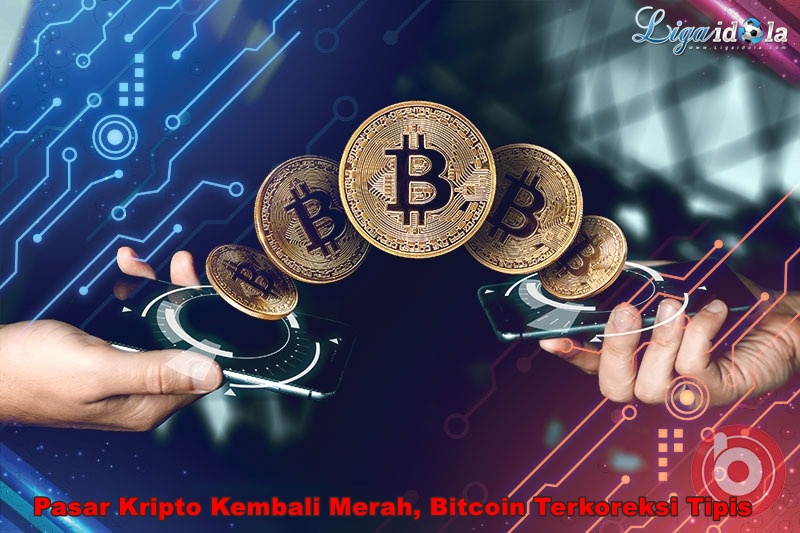 Pasar Kripto Kembali Merah, Bitcoin Terkoreksi Tipis