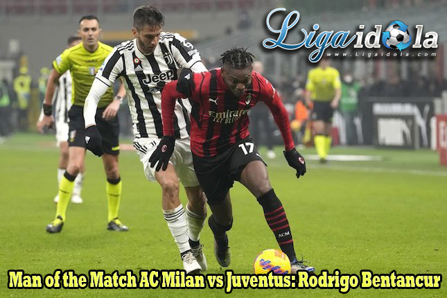 Man of the Match AC Milan vs Juventus: Rodrigo Bentancur
