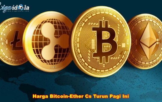 Harga Bitcoin-Ether Cs Turun Pagi Ini