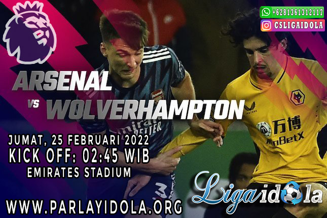 Prediksi Arsenal vs Wolverhampton 25 Februari 2022