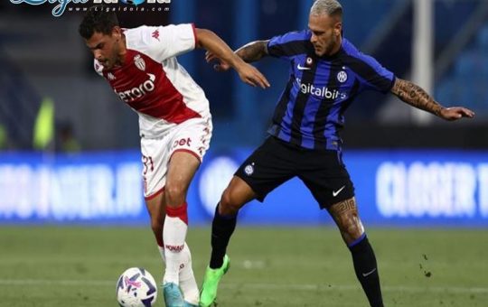 Hasil Pramusim: Inter Milan Diimbangi AS Monaco 2-2